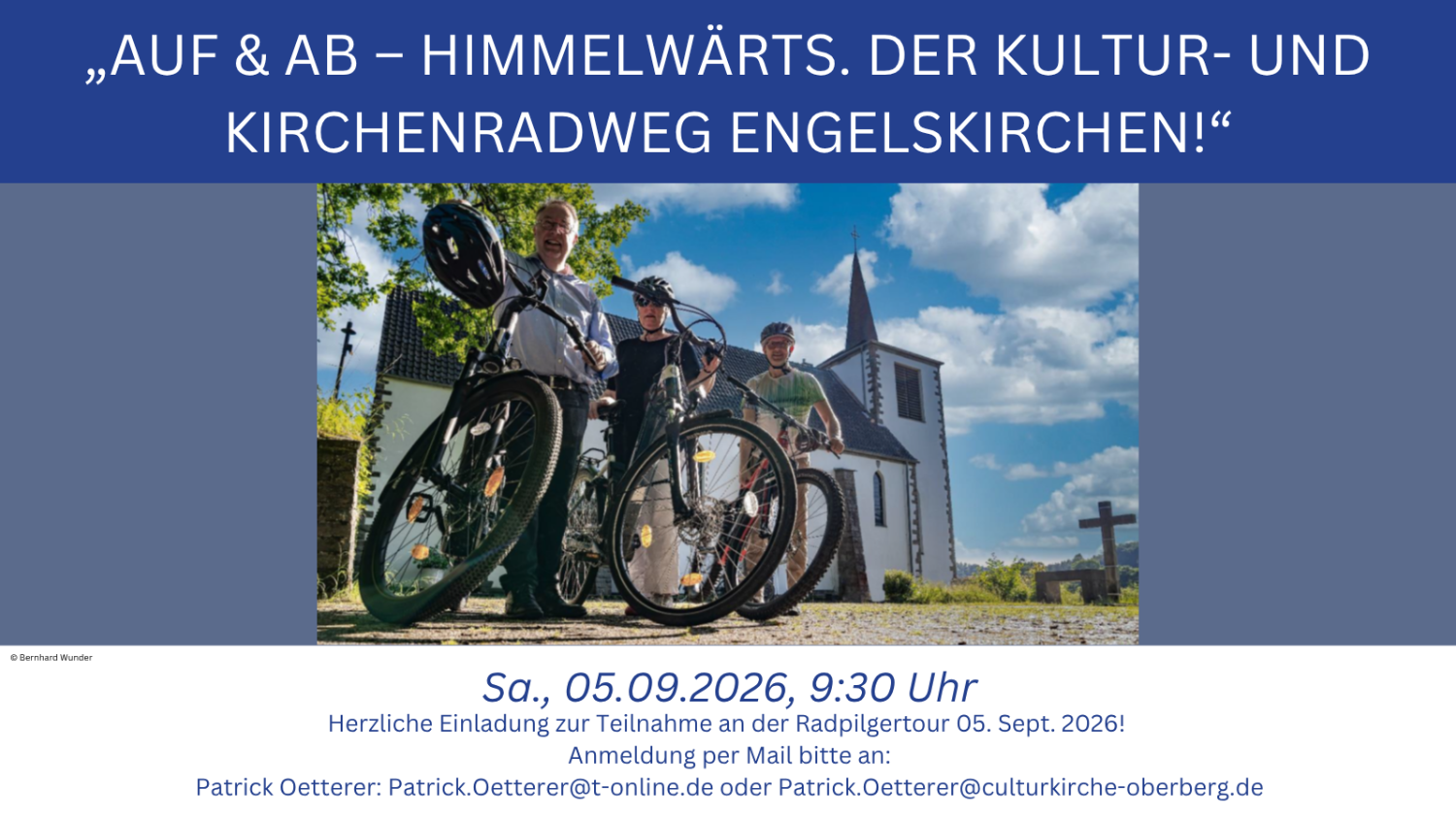 16.2 - Auf & Ab – Himmelwärts. Der Kultur- und Kirchenradweg Engelskirchen!