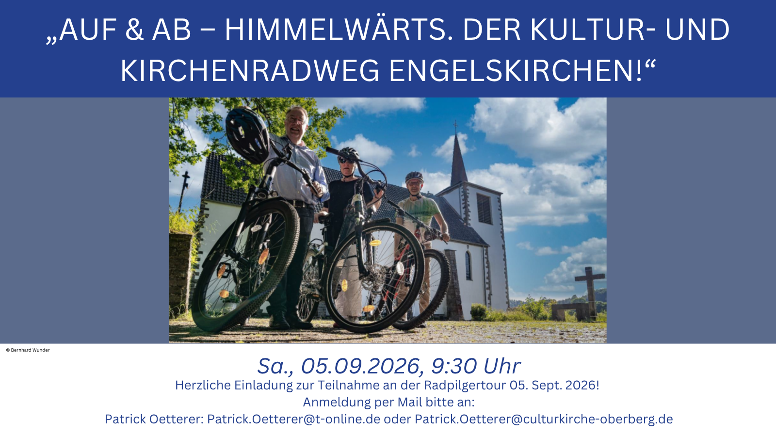 16.2 - Auf & Ab – Himmelwärts. Der Kultur- und Kirchenradweg Engelskirchen!
