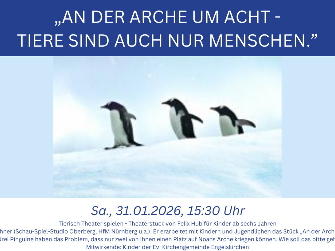 „An der Arche um acht - Tiere sind auch nur Menschen!“