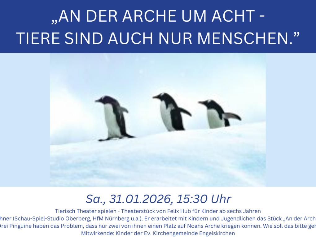 „An der Arche um acht - Tiere sind auch nur Menschen!“