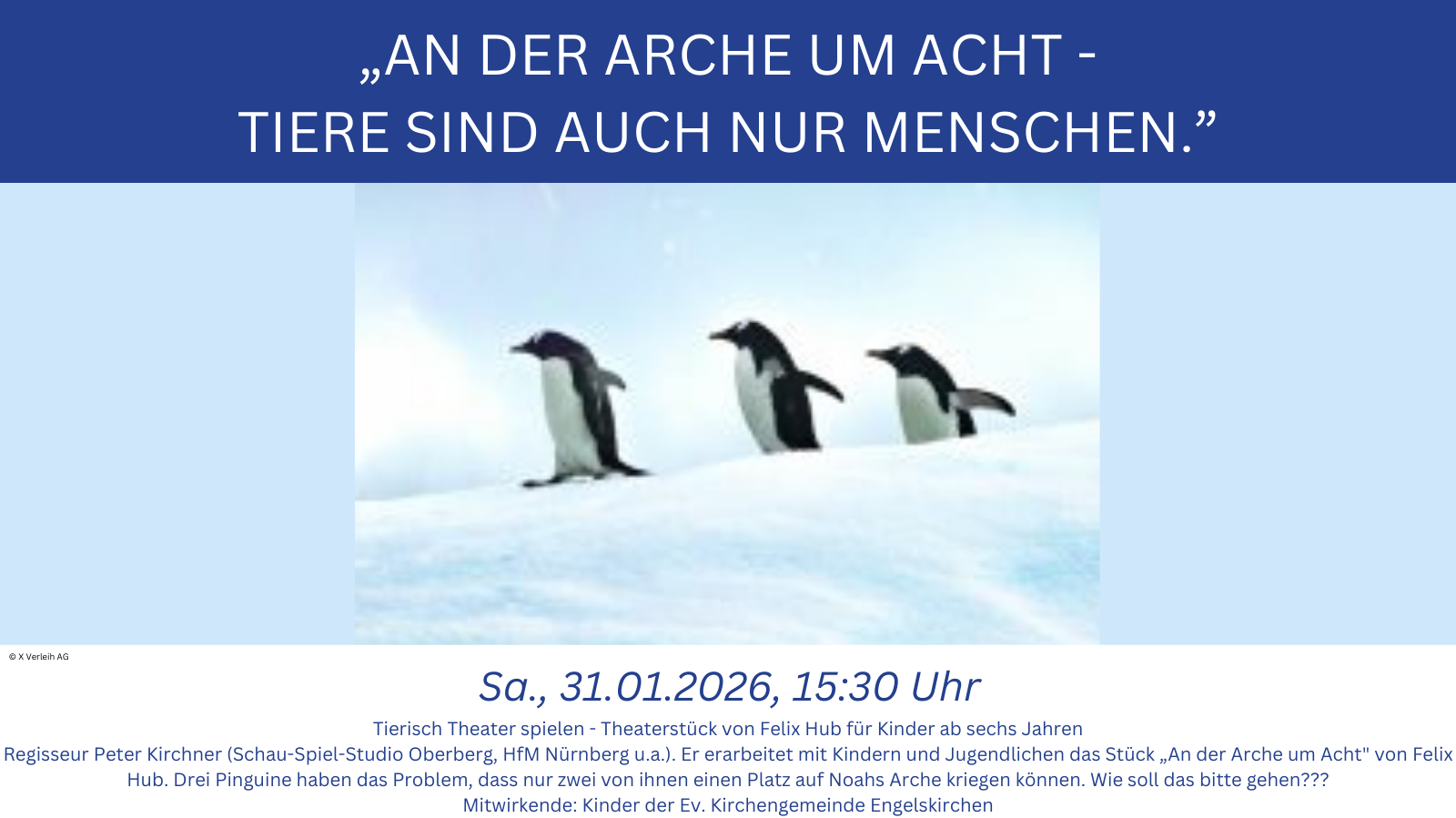 2 - An der Arche um acht Tiere sind auch nur Menschen