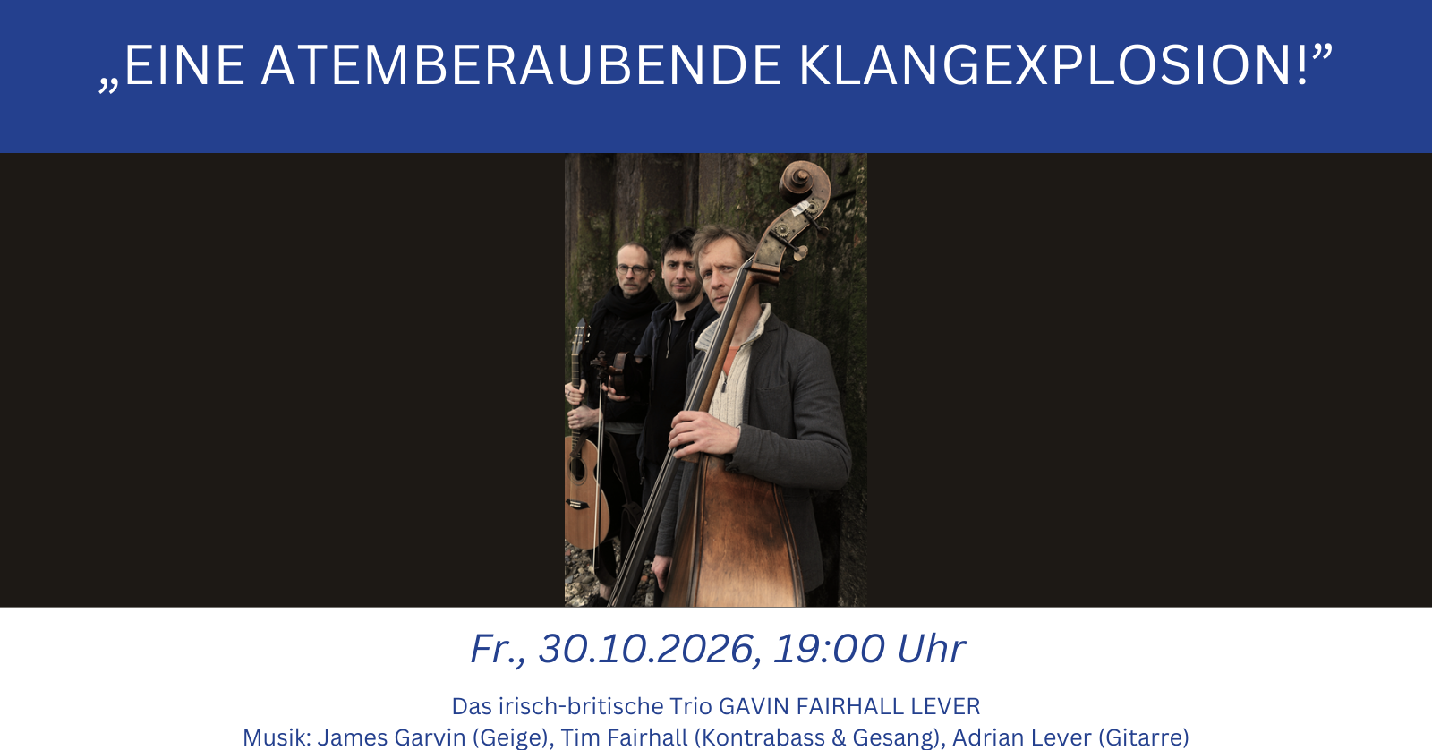 „Eine atemberaubende Klangexplosion!“