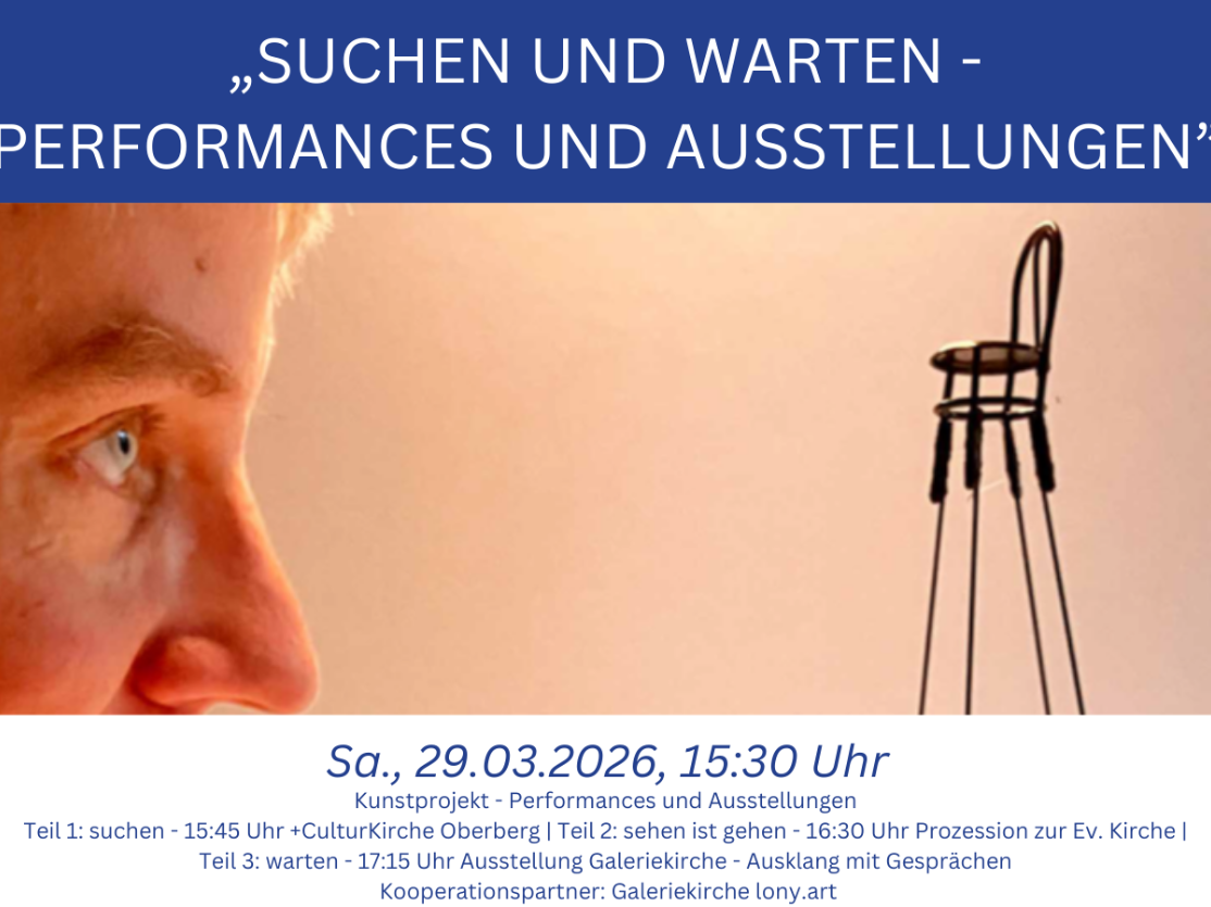 „suchen und warten – Performances und Ausstellungen“