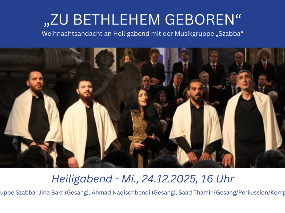 „Zu Bethlehem geboren“ – Weihnachtsandacht an Heiligabend