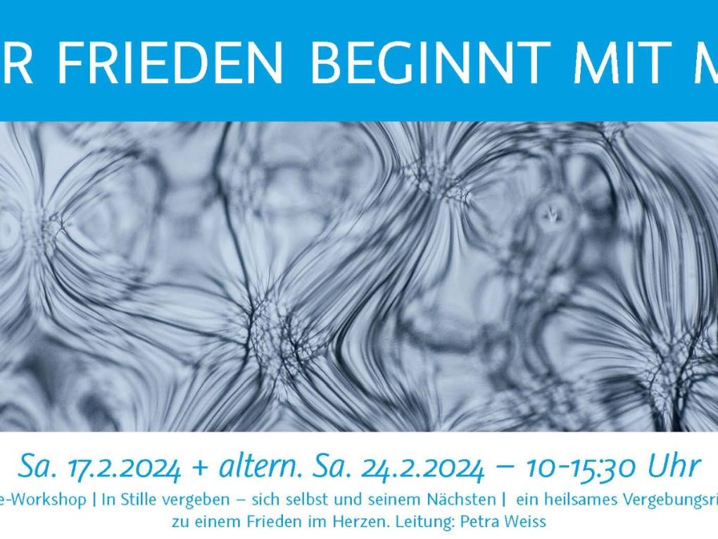 Der Frieden beginnt mit mir | Einkehrtag der Stille